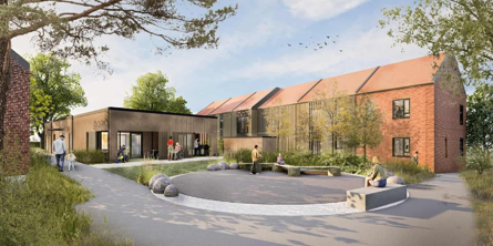 Tegning af Østergade 120