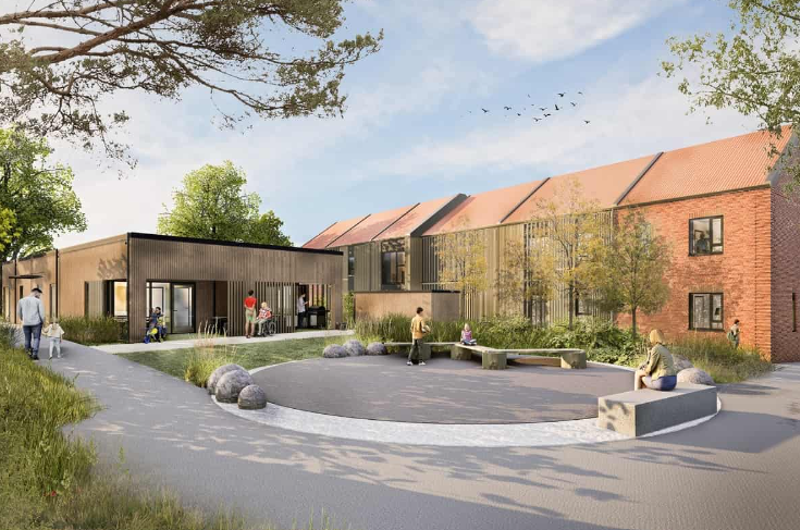 Tegning af Østergade 120